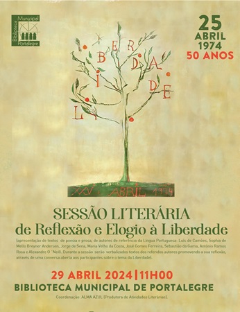 "Sessão Literária de Reflexão e Elogio à Liberdade"