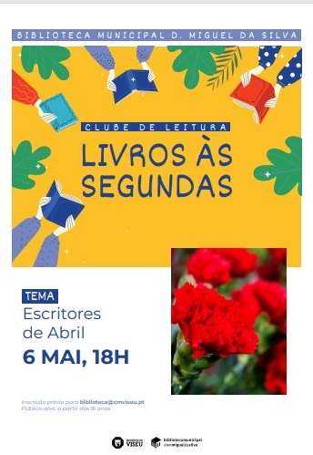 "Comemorações dos 50 anos do 25 de abril - Grupos de Leitores"