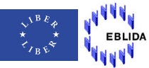 Logótipos LIBER e EBLIDA