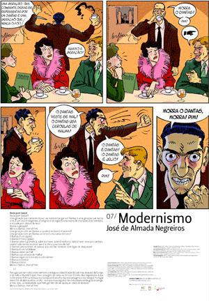 Modernismo - Ilustração de Jorge Miguel