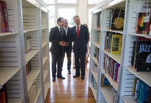 Preseidente da República na inauguração da Biblioteca Municipal de Mondim de Basto