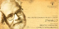 Cartaz do colóquio Recordar Eduardo Prado Coelho