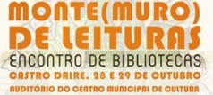 Monte(muro) de leituras - Encontro de bibliotecas